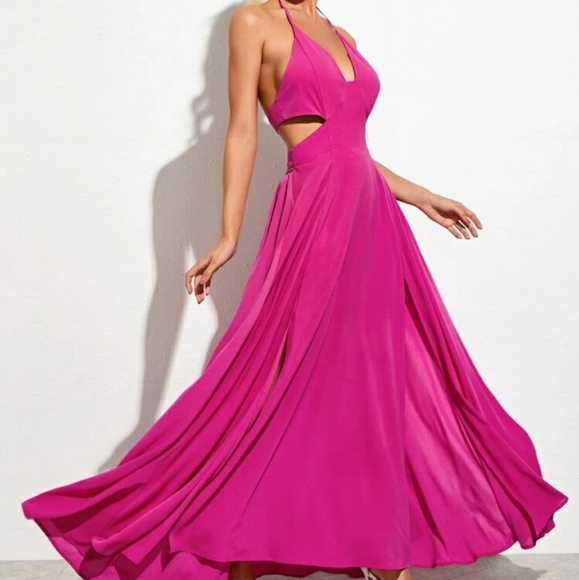 Brand new Hot pink plain sexy dress - Picture 2 of 5